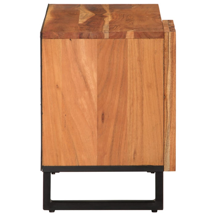 TV Cabinet 80x34x46 cm Solid Wood Acacia