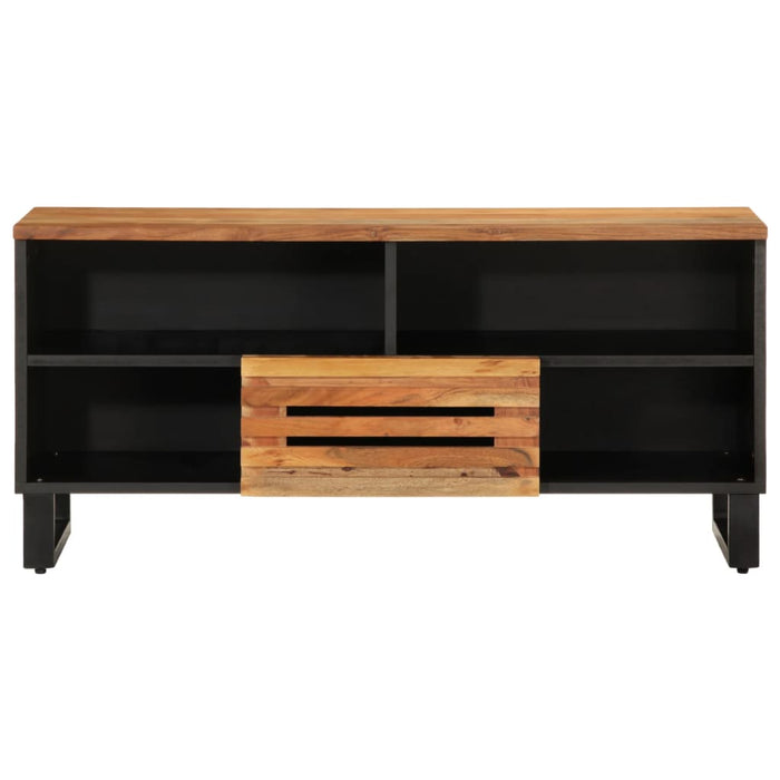 TV Cabinet 100x34x46 cm Solid Wood Acacia