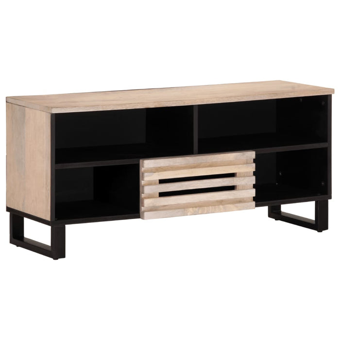 TV Cabinet 100x34x46 cm Solid Wood Mango