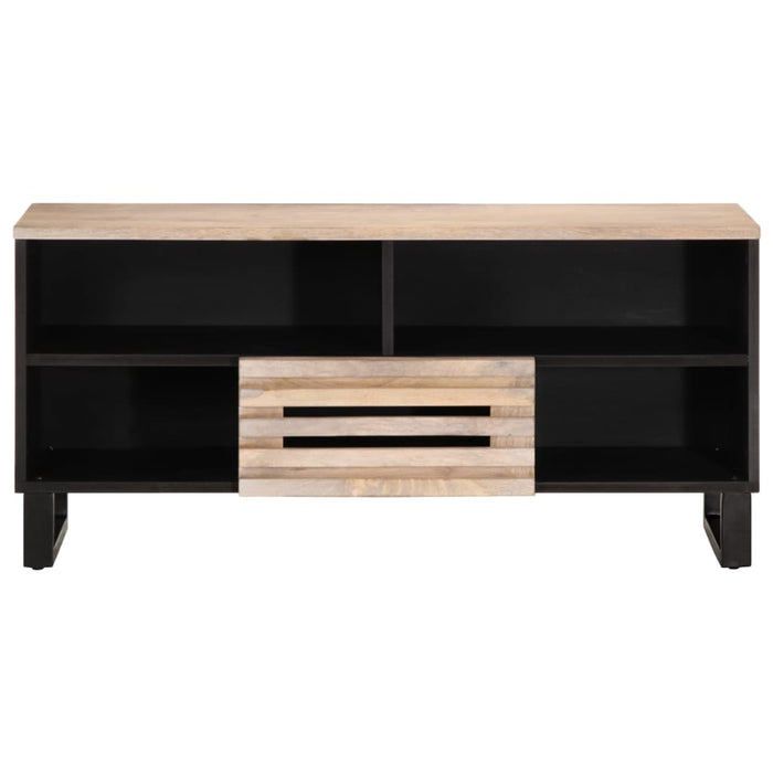 TV Cabinet 100x34x46 cm Solid Wood Mango