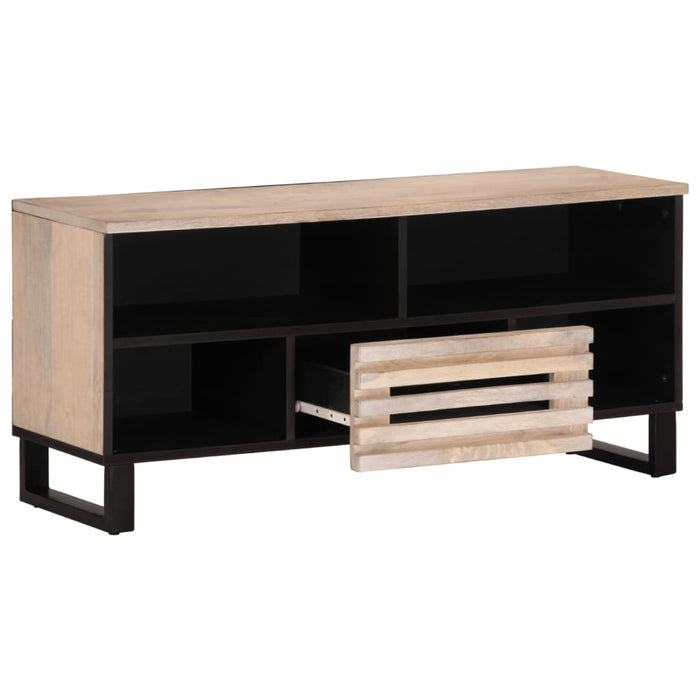 TV Cabinet 100x34x46 cm Solid Wood Mango