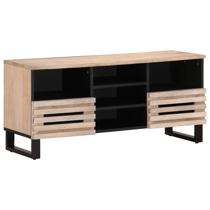 TV Cabinet 100x34x46 cm Solid Wood Mango