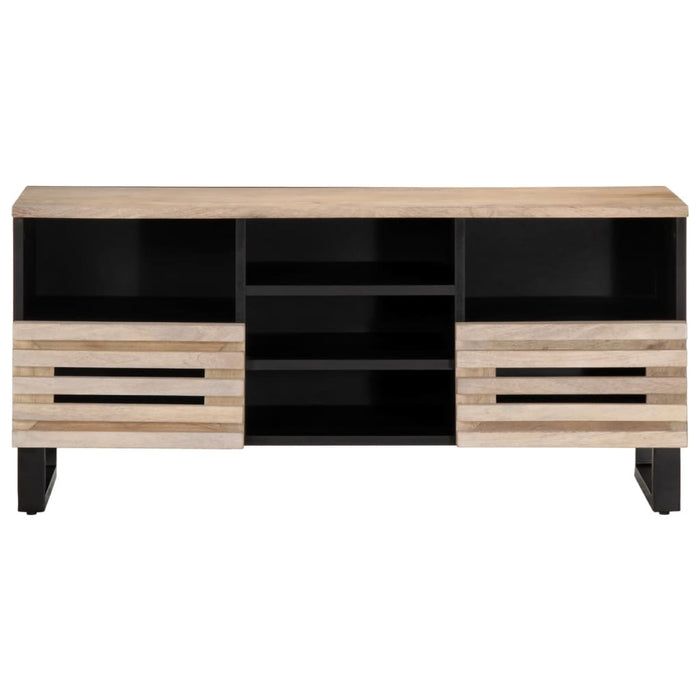 TV Cabinet 100x34x46 cm Solid Wood Mango