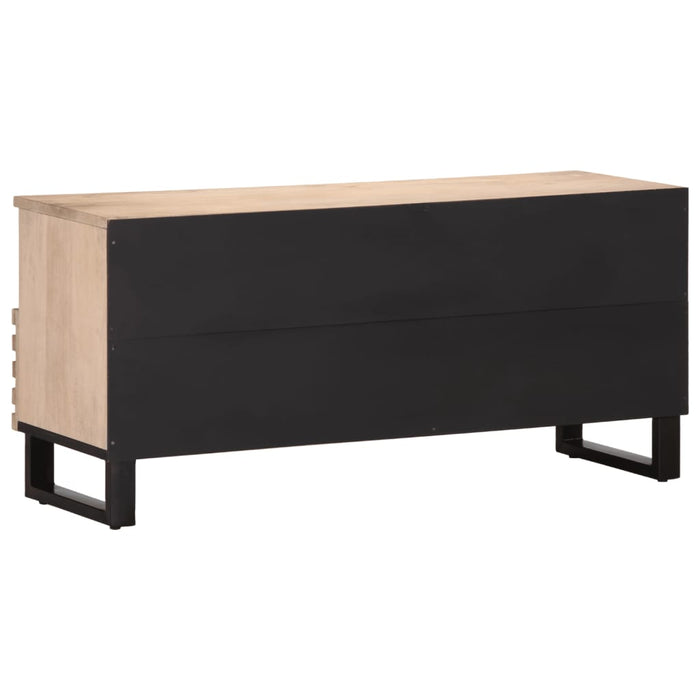 TV Cabinet 100x34x46 cm Solid Wood Mango