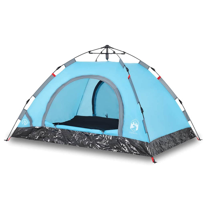 Camping Tent 2-Person Blue Quick Release