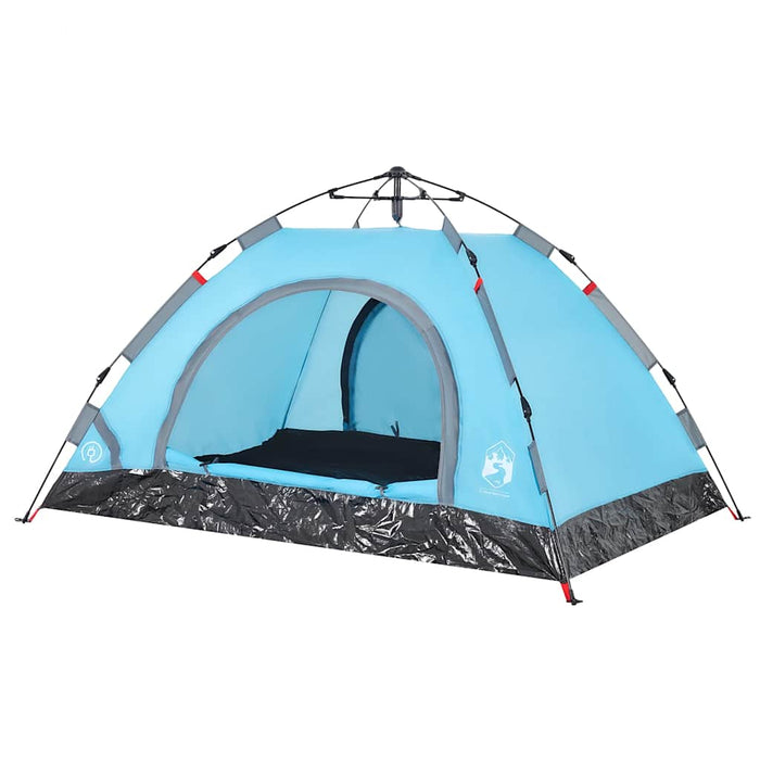 Camping Tent 2-Person Blue Quick Release