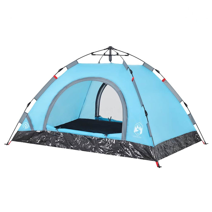 Camping Tent 2-Person Blue Quick Release