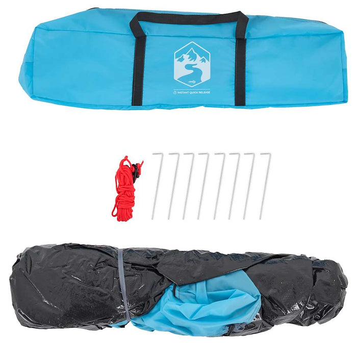 Camping Tent 2-Person Blue Quick Release