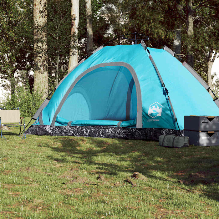 Camping Tent 5-Person Blue Quick Release