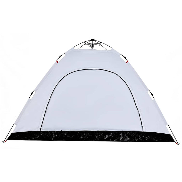 Camping Tent 5-Person White Blackout Fabric Quick Release