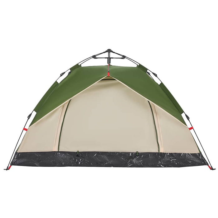 Cort de camping Dome pentru 2 persoane, cu eliberare rapidă, verde