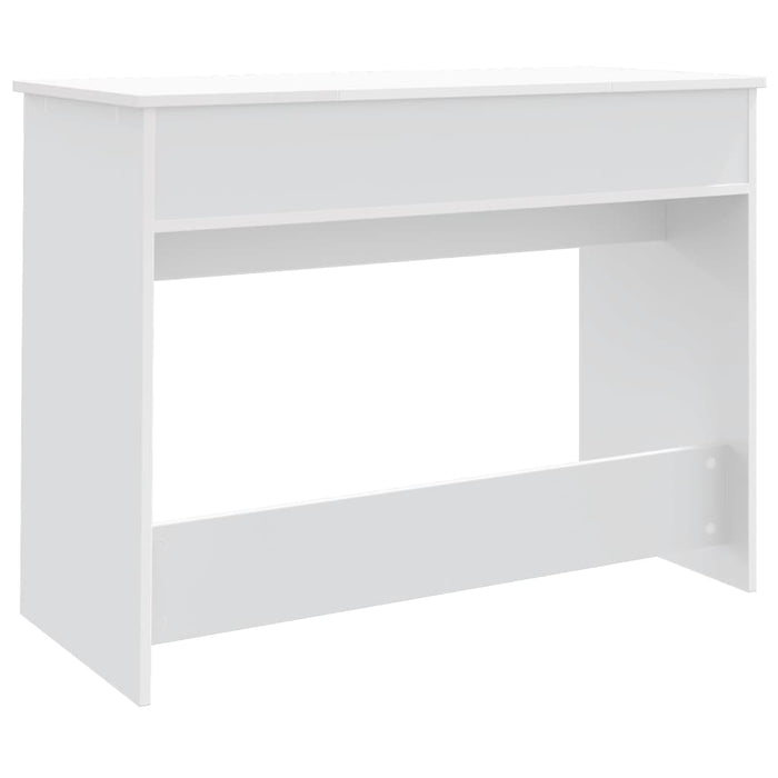 Dressing Table with Mirror White 100x45x76 cm