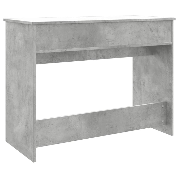 Dressing Table with Mirror Concrete Grey 100x45x76 cm