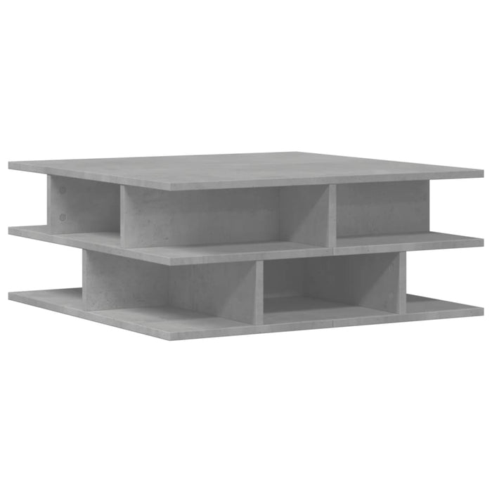 Coffee Table Concrete Grey 70x70x29 cm Engineered Wood