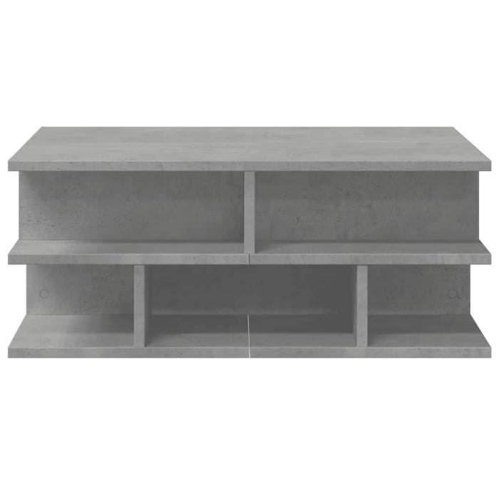 Coffee Table Concrete Grey 70x70x29 cm Engineered Wood