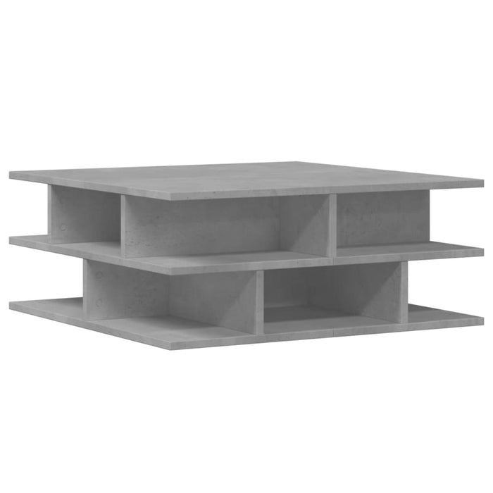 Coffee Table Concrete Grey 70x70x29 cm Engineered Wood