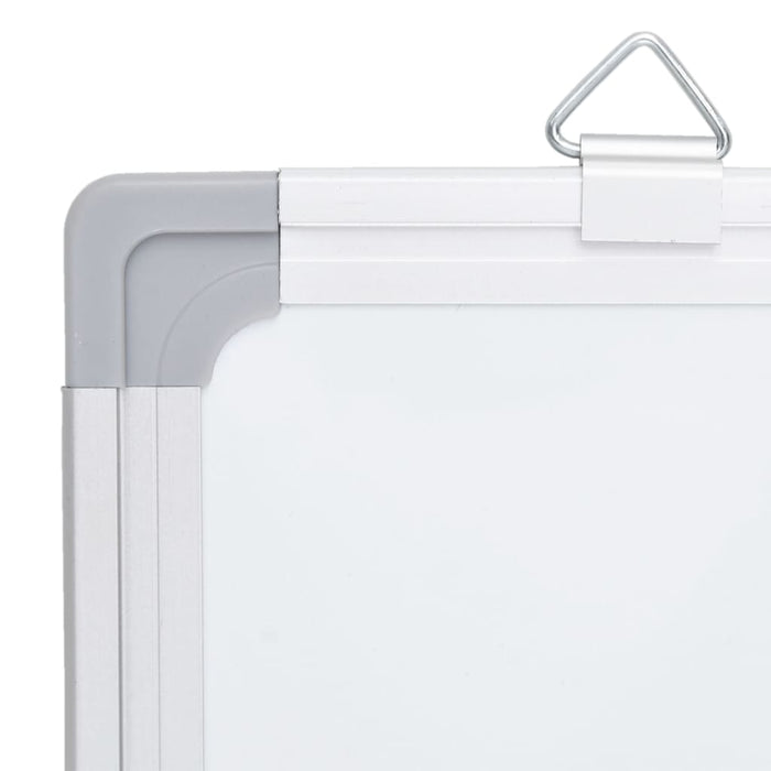 Magnetic Whiteboard Foldable 80x80x1.7 cm Aluminium