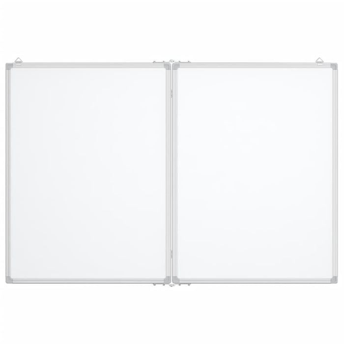 Magnetic Whiteboard Foldable 100x80x1.7 cm Aluminium