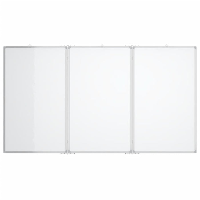 Magnetic Whiteboard Foldable 120x100x1.7 cm Aluminium