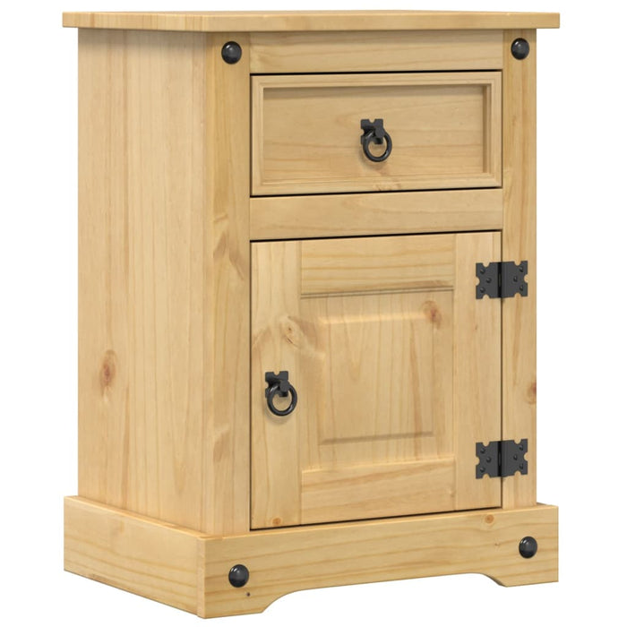 Bedside Cabinet Corona 45x35x64 cm Solid Wood Pine