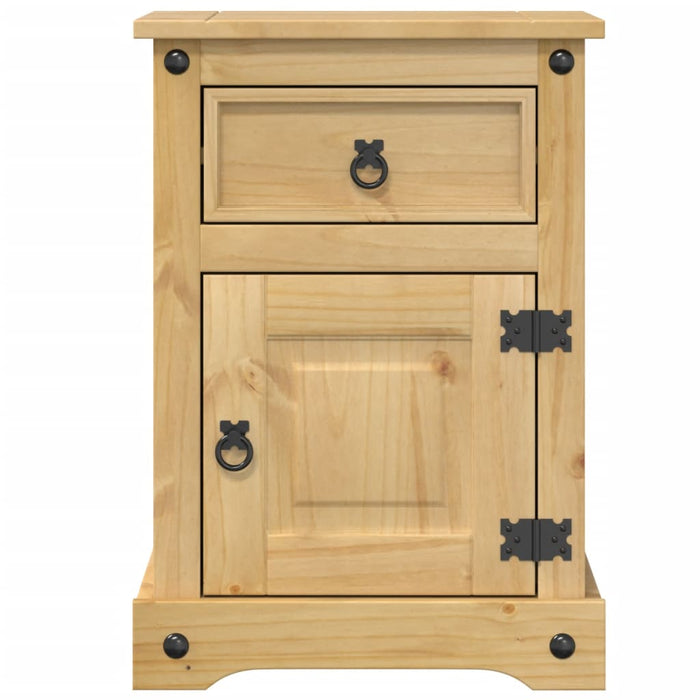 Bedside Cabinet Corona 45x35x64 cm Solid Wood Pine