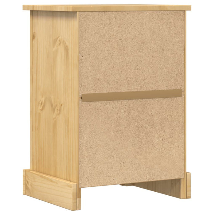 Bedside Cabinet Corona 45x35x64 cm Solid Wood Pine