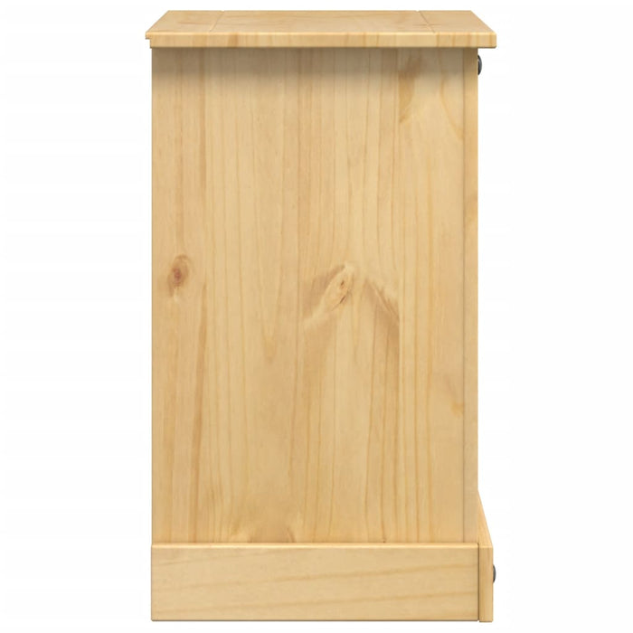 Bedside Cabinet Corona 53x39x66 cm Solid Wood Pine