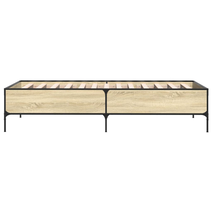 Bed Frame without Mattress Sonoma Oak 90x200 cm