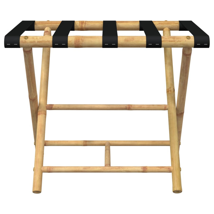 Folding Luggage Rack 62x42x50.5 cm Bamboo