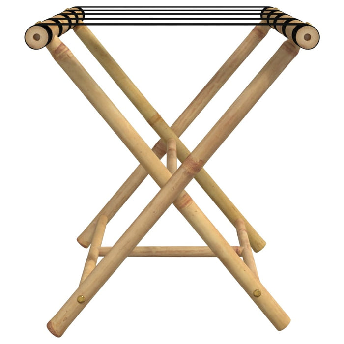 Folding Luggage Rack 62x42x50.5 cm Bamboo