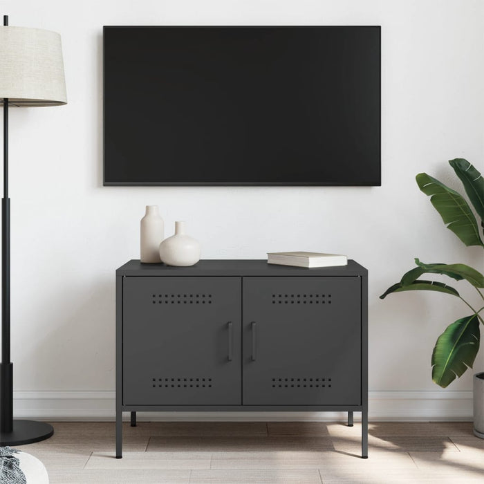 TV Cabinet Black 68x39x50.5 cm Steel