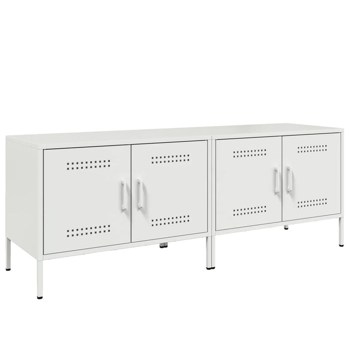 TV Cabinets 2 pcs White 68x39x50.5 cm Steel