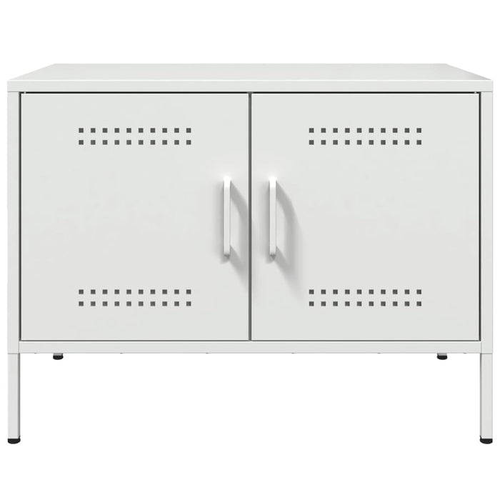 TV Cabinets 2 pcs White 68x39x50.5 cm Steel