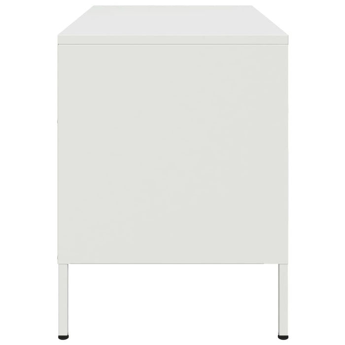 TV Cabinets 2 pcs White 68x39x50.5 cm Steel