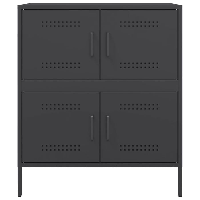 Sideboard Black 68x39x79 cm Steel