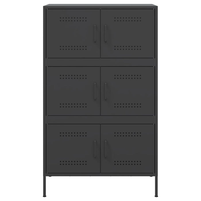 Highboard Black 68x39x113 см стомана