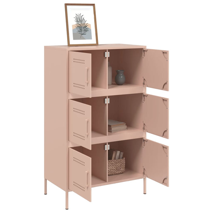 Highboard Pink 68x39x113 см стомана