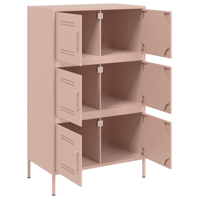 Highboard Pink 68x39x113 см стомана