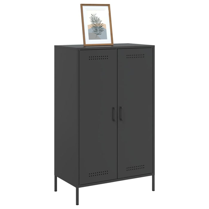 Highboard Black 68x39x113 см стомана