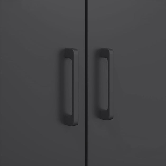 Highboard Black 68x39x113 см стомана