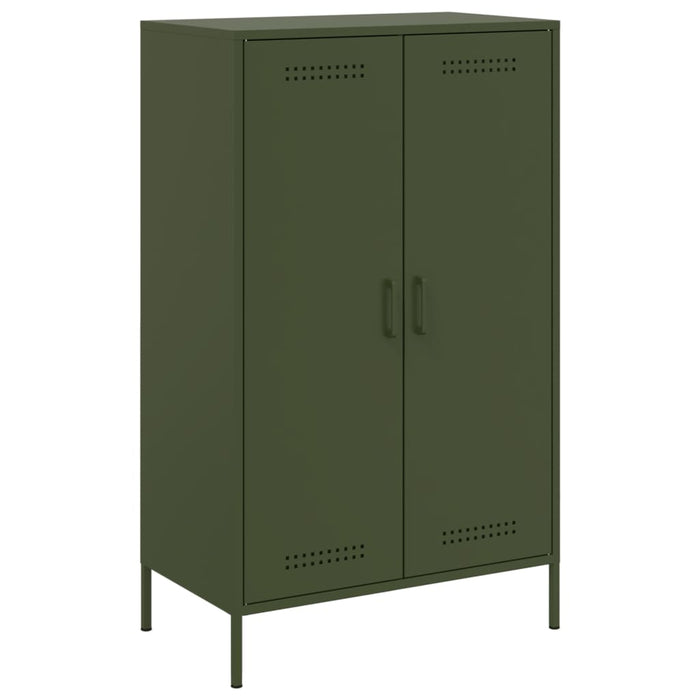 Highboard Olive Green 68x39x113 см стомана