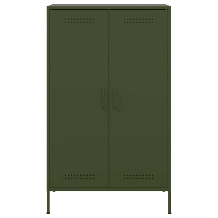 Highboard Olive Green 68x39x113 см стомана