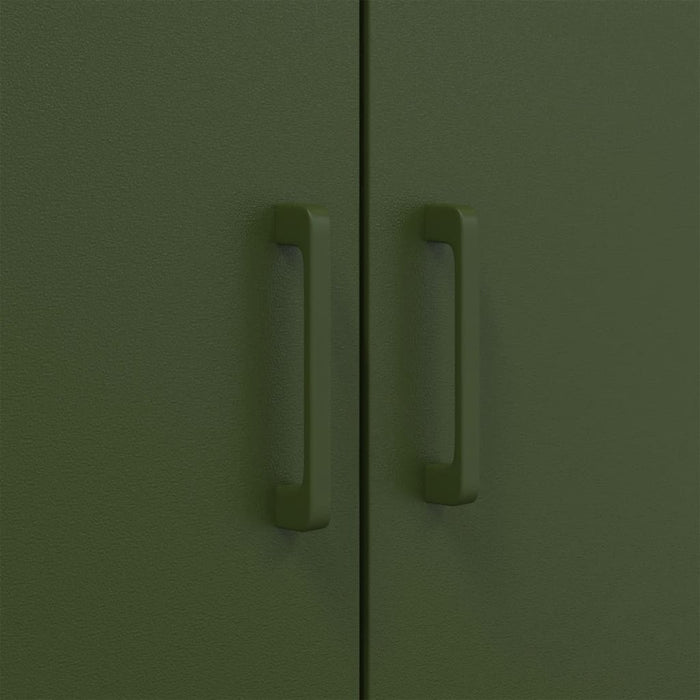 Highboard Olive Green 68x39x113 см стомана