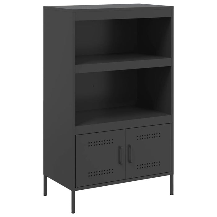 Highboard Black 68x39x113 см стомана