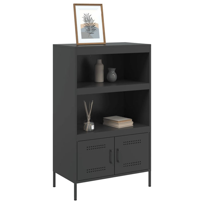 Highboard Black 68x39x113 см стомана