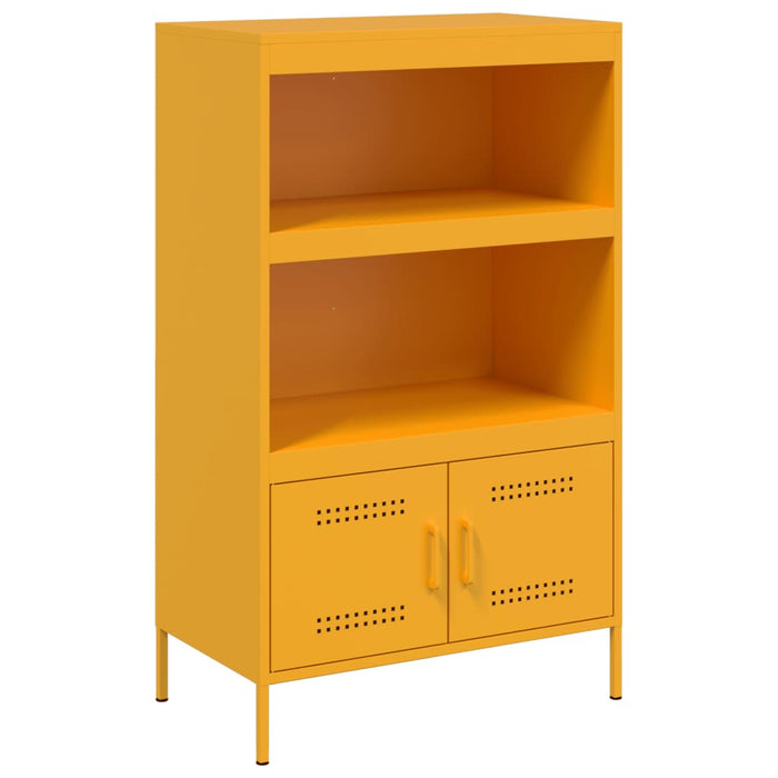 Highboard Mustard Yellow 68x39x113 см стомана