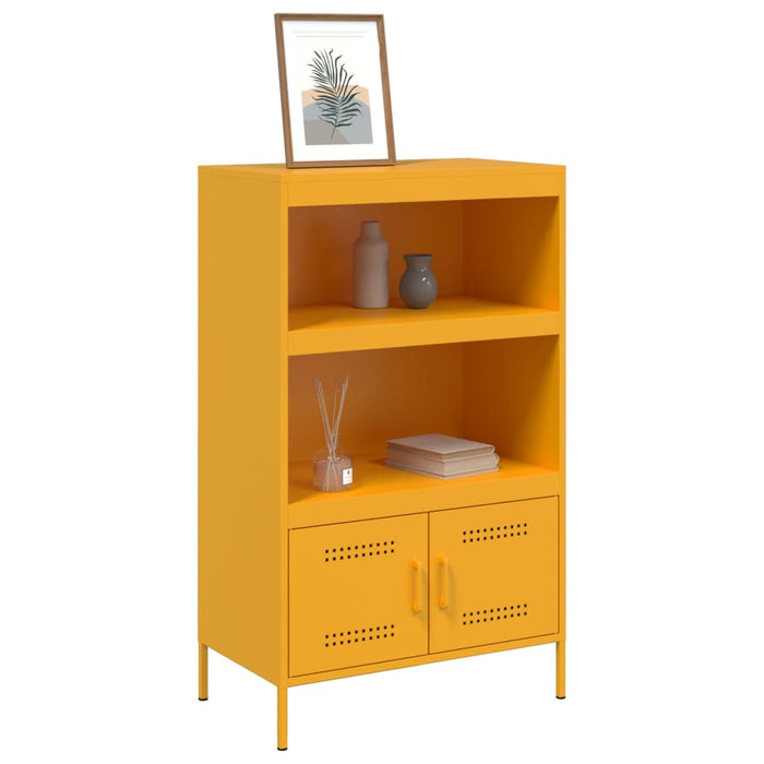 Highboard Mustard Yellow 68x39x113 см стомана