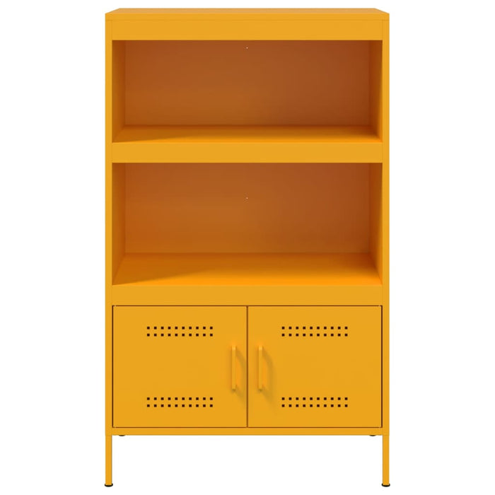 Highboard Mustard Yellow 68x39x113 см стомана