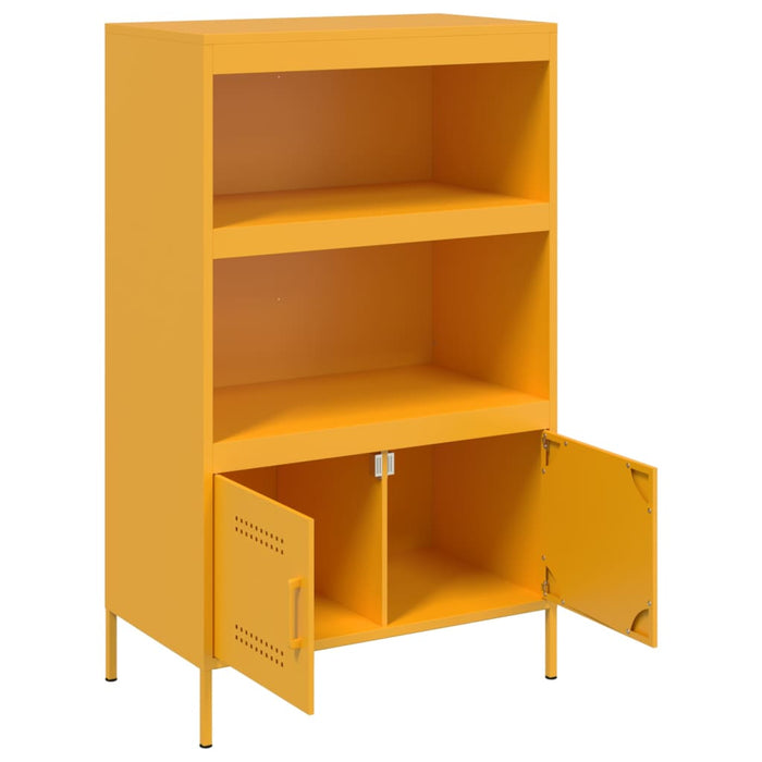 Highboard Mustard Yellow 68x39x113 см стомана