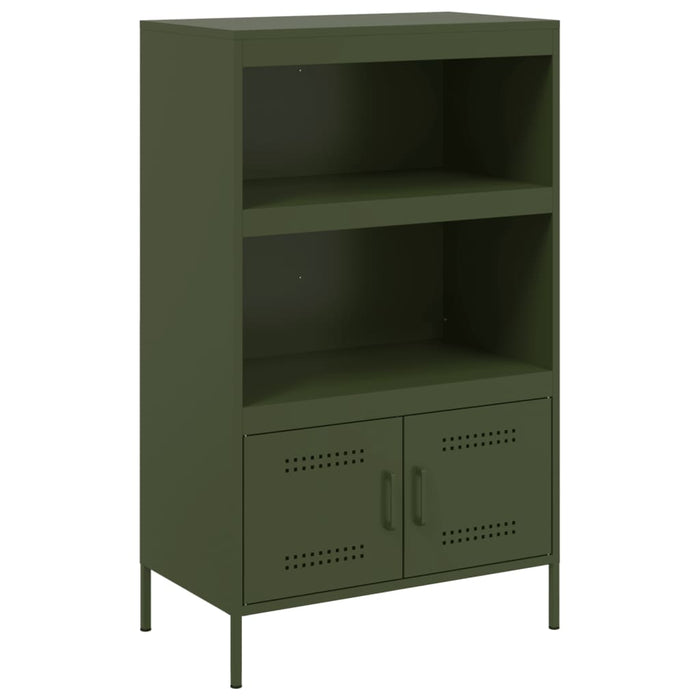 Highboard Olive Green 68x39x113 см стомана